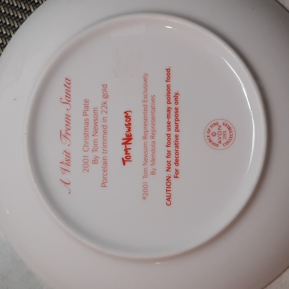 Avon 2001 Christmas cookie plate - Picture 3 of 4